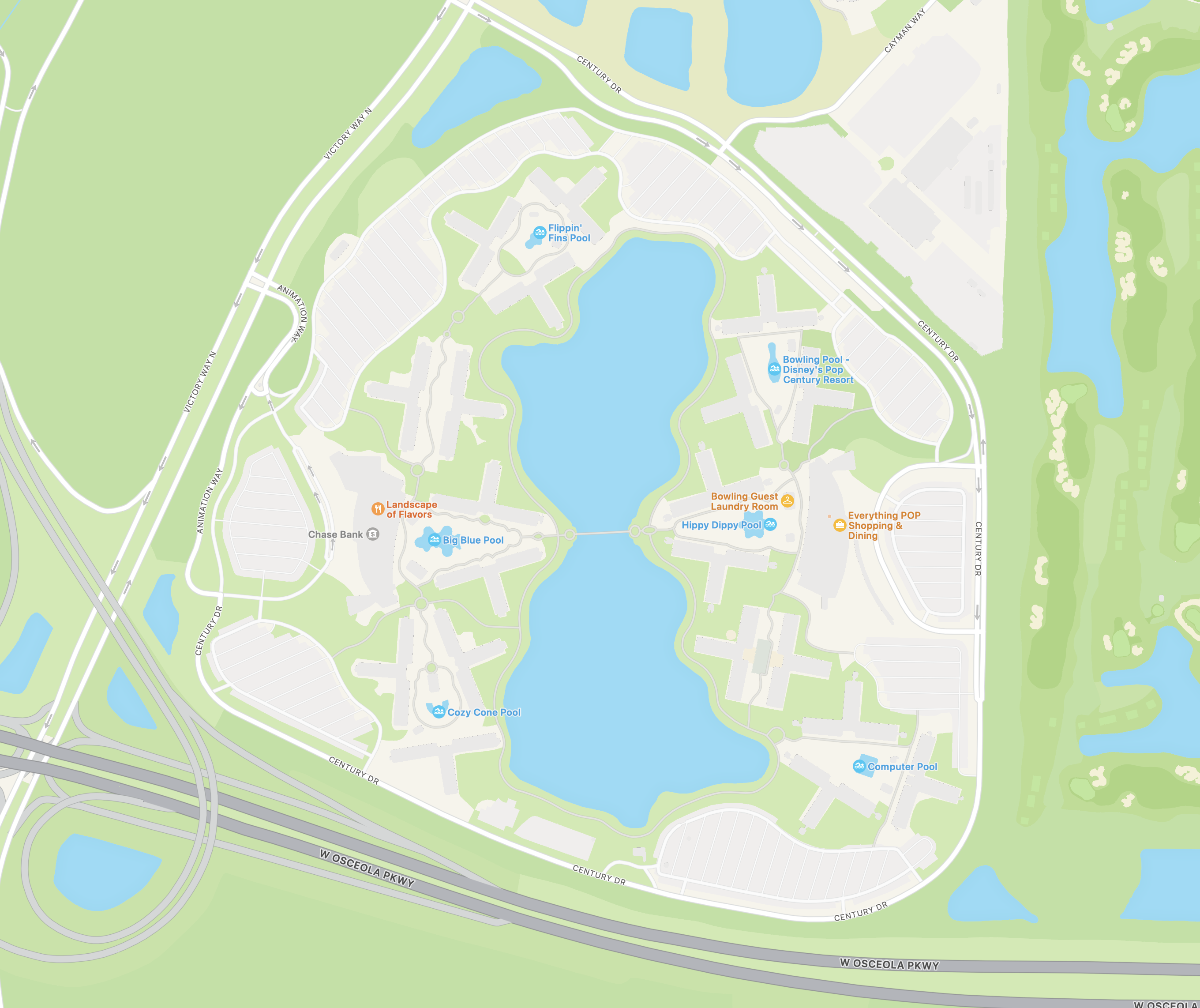 Which Section of Disney’s Pop Century Resort is Right for You ...